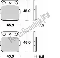 BR686SM1, Braking, Pastillas de freno 686 sm1 pastillas de freno semimetálicas    , Nuevo