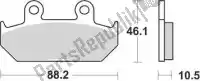 BR690SM1, Braking, Brake pad 690 sm1 brake pads semi metallic    , New