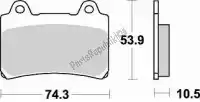 BR692SM1, Braking, Pastiglie freno 692 sm1 pastiglie freno semi metalliche    , Nuovo