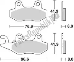 Qui puoi ordinare pastiglie freno 696 cm56 pastiglie freno sinterizzate da Braking , con numero parte BR696CM56: