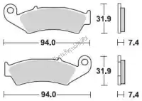 BR700CM44, Braking, Brake pad 700 cm44 brake pads sintered    , New