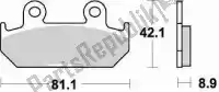 BR704SM1, Braking, Pastilha de freio 704 sm1 pastilhas de freio semi metálicas    , Novo