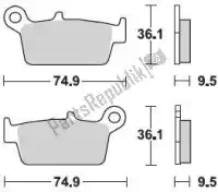 BR701CM46, Braking, Klocek hamulcowy 701 cm46 klocki hamulcowe spiekane    , Nowy