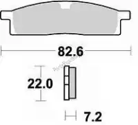 BR705SM1, Braking, Remblok 705 sm1 brake pads semi metallic    , Nieuw