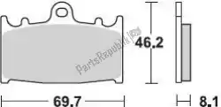 Aqui você pode pedir o pastilha de freio 715 sm1 pastilhas de freio semi metálicas em Braking , com o número da peça BR715SM1: