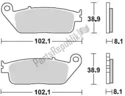 Ici, vous pouvez commander le plaquette de frein 716 cm55 plaquettes de frein frittées auprès de Braking , avec le numéro de pièce BR716CM55: