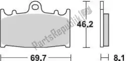 Aqui você pode pedir o pastilha de freio 715 cm55 pastilhas de freio sinterizadas em Braking , com o número da peça BR715CM55: