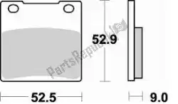 Aqui você pode pedir o pastilha de freio 719 cm56 pastilhas de freio sinterizadas em Braking , com o número da peça BR719CM56: