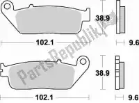 BR720SM1, Braking, Pastiglie freno 720 sm1 pastiglie freno semi metalliche    , Nuovo