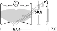 BR726SM1, Braking, Pastillas de freno 726 sm1 pastillas de freno semimetálicas    , Nuevo