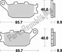 BR742CM56, Braking, Klocek hamulcowy 742 cm56 klocki hamulcowe spiekane    , Nowy