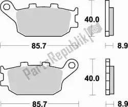 remblok 742 sm1 brake pads semi metallic van Braking, met onderdeel nummer BR742SM1, bestel je hier online: