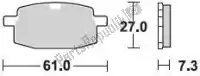 BR744SM1, Braking, Pastilha de freio 744 sm1 pastilhas de freio semi metálicas    , Novo