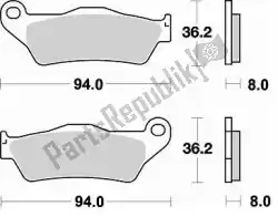Qui puoi ordinare pastiglie freno 746 cm46 pastiglie freno sinterizzate da Braking , con numero parte BR746CM46: