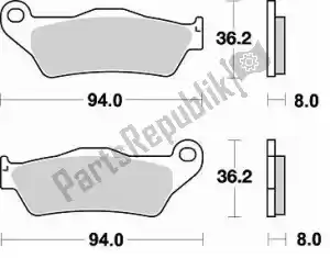BRAKING BR746CM46 pastiglie freno 746 cm46 pastiglie freno sinterizzate - Il fondo