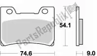 BR751SM1, Braking, Brake pad 751 sm1 brake pads semi metallic    , New