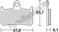 BR756CM55, Braking, Brake pad 756 cm55 brake pads sintered    , New