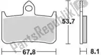 BR756SM1, Braking, Klocek hamulcowy 756 sm1 klocki hamulcowe pó?metaliczne    , Nowy