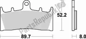 BRAKING BR764CM55 pastilla de freno 764 cm55 pastillas de freno sinterizadas - Lado inferior