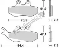 BR770SM1, Braking, Pastilha de freio 770 sm1 pastilhas de freio semi metálicas    , Novo