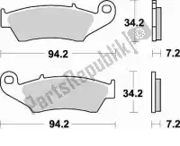 BR772SM1, Braking, Brake pad 772 sm1 brake pads semi metallic    , New