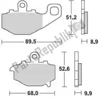 BR775SM1, Braking, Plaquette de frein 775 sm1 plaquettes de frein semi metallique    , Nouveau