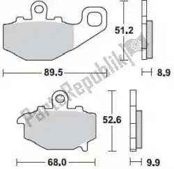 Tutaj możesz zamówić klocek hamulcowy 775 sm1 klocki hamulcowe pó? Metaliczne od Braking , z numerem części BR775SM1: