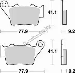 remblok 773 cm56 brake pads sintered van Braking, met onderdeel nummer BR773CM56, bestel je hier online: