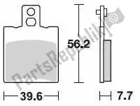 BR778SM1, Braking, Remblok 778 sm1 brake pads semi metallic    , Nieuw