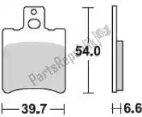 BR779SM1, Braking, Remblok 779 sm1 brake pads semi metallic    , Nieuw