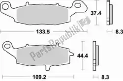 Here you can order the brake pad 782 sm1 brake pads semi metallic from Braking, with part number BR782SM1: