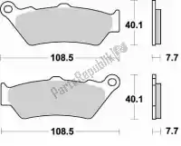 BR780SM1, Braking, Pastiglie freno 780 sm1 pastiglie freno semi metalliche    , Nuovo