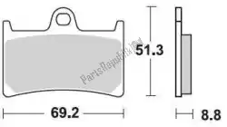 Here you can order the brake pad 786 cm55 brake pads sintered from Braking, with part number BR786CM55: