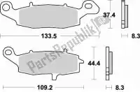 BR782CM55, Braking, Remblok 782 cm55 brake pads sintered    , Nieuw