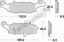 Here you can order the brake pad 782 cm55 brake pads sintered from Braking, with part number BR782CM55: