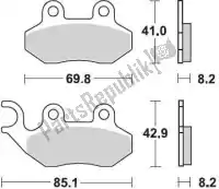 BR796SM1, Braking, Klocek hamulcowy 796 sm1 klocki hamulcowe pó?metaliczne    , Nowy