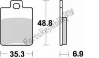 BR808SM1, Braking, Remblok 808 sm1 brake pads semi metallic    , Nieuw