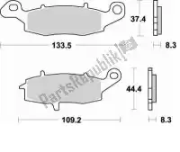 BR787CM55, Braking, Klocek hamulcowy 787 cm55 klocki hamulcowe spiekane    , Nowy