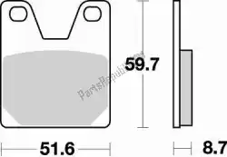 Aquí puede pedir pastillas de freno 826 sm1 pastillas de freno semimetálicas de Braking , con el número de pieza BR826SM1: