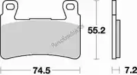 BR827CM55, Braking, Pastillas de freno 827 cm55 pastillas de freno sinterizadas    , Nuevo