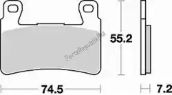 Qui puoi ordinare pastiglie freno 827 cm55 pastiglie freno sinterizzate da Braking , con numero parte BR827CM55: