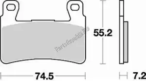 BRAKING BR827CM55 pastiglie freno 827 cm55 pastiglie freno sinterizzate - Il fondo