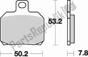 BRAKING BR828CM56 remblok 828 cm56 brake pads sintered - Onderkant