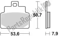 BR842SM1, Braking, Remblok 842 sm1 brake pads semi metallic    , Nieuw