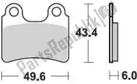 BR831SM1, Braking, Brake pad 831 sm1 brake pads semi metallic    , New