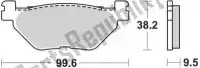 BR868SM1, Braking, Remblok 868 sm1 brake pads semi metallic    , Nieuw