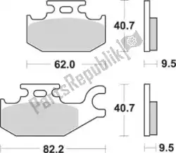 Aquí puede pedir pastillas de freno 862 sm1 pastillas de freno semimetálicas de Braking , con el número de pieza BR862SM1: