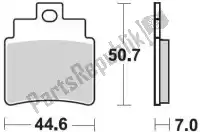 BR883SM1, Braking, Remblok 883 sm1 brake pads semi metallic    , Nieuw