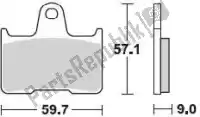 BR875SM1, Braking, Remblok 875 sm1 brake pads semi metallic    , Nieuw