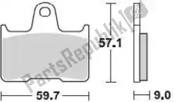 Ici, vous pouvez commander le plaquette de frein 875 sm1 plaquettes de frein semi metallique auprès de Braking , avec le numéro de pièce BR875SM1: